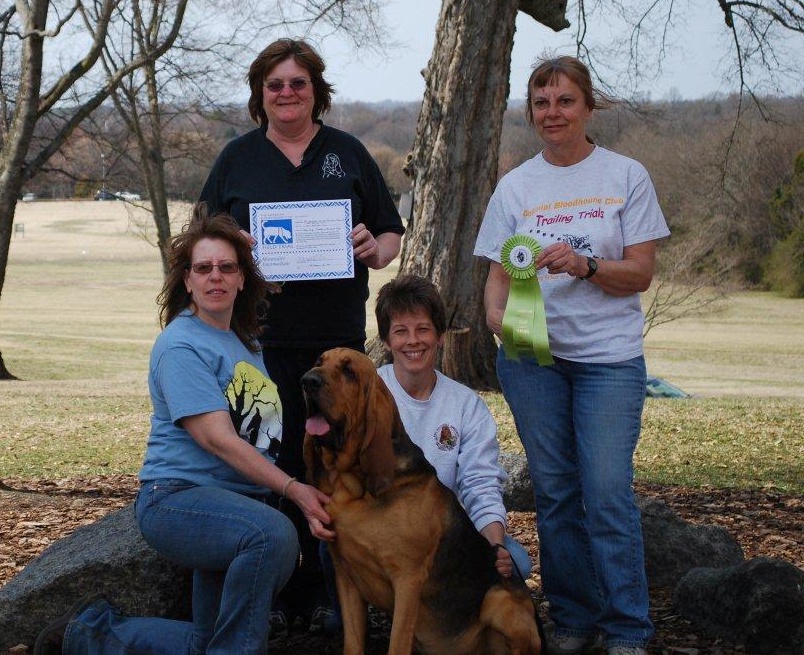 New MTI! - Southeastern Bloodhound Club Trailing Trial - Feb 2011